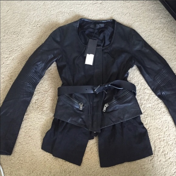NWT Haider Ackermann Leather Jacket - Picture 2 of 6